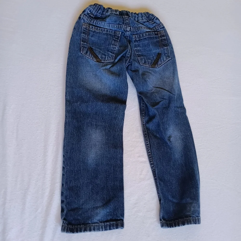 Paper Denim & Cloth Size 7 Kids Blue Straight Jeans Classic Style